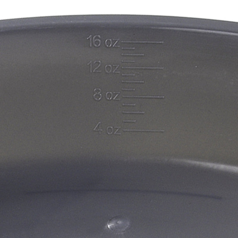 McKesson Emesis Basin Graphite 16 oz. Plastic Single Patient Use (1028127_EA) 1/EA