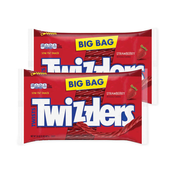 Twizzlers® Strawberry Twists, 32 oz Bag, 2/Pack, Ships in 1-3 Business Days (GRR24600041)