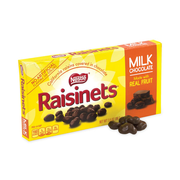 Nestlé® Raisinets Milk Chocolate Candy Raisins, 3.5 oz Box, 15 Boxes/Carton, Ships in 1-3 Business Days (GRR20902540)