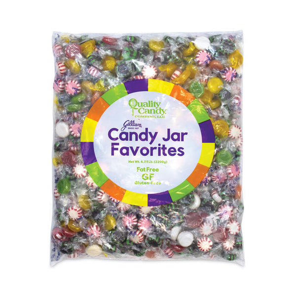 Gilliam® Candy Jar Favorites, Assorted Flavors, 5 lb, 90 Pieces/Jar, Ships in 1-3 Business Days (GRR21000052)