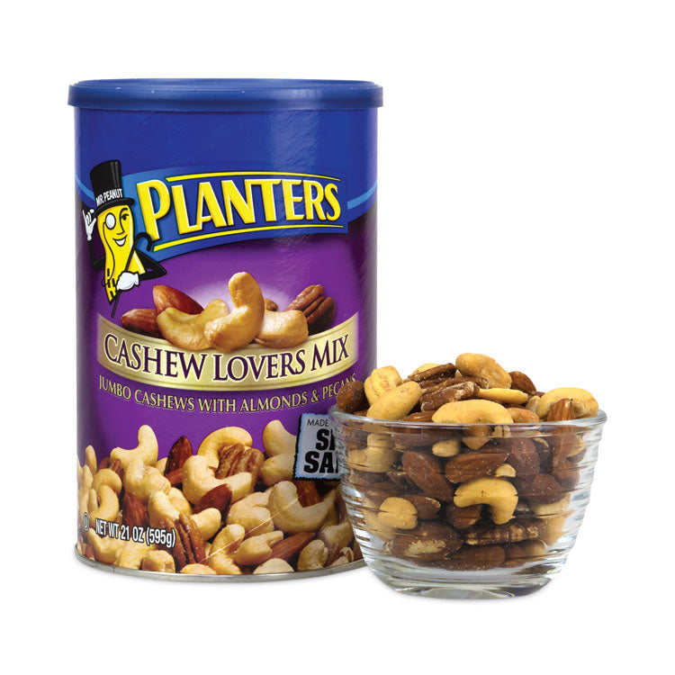 Planters® Cashew Lovers Mix, 21 oz Can, Ships in 1-3 Business Days (GRR22000886) Each