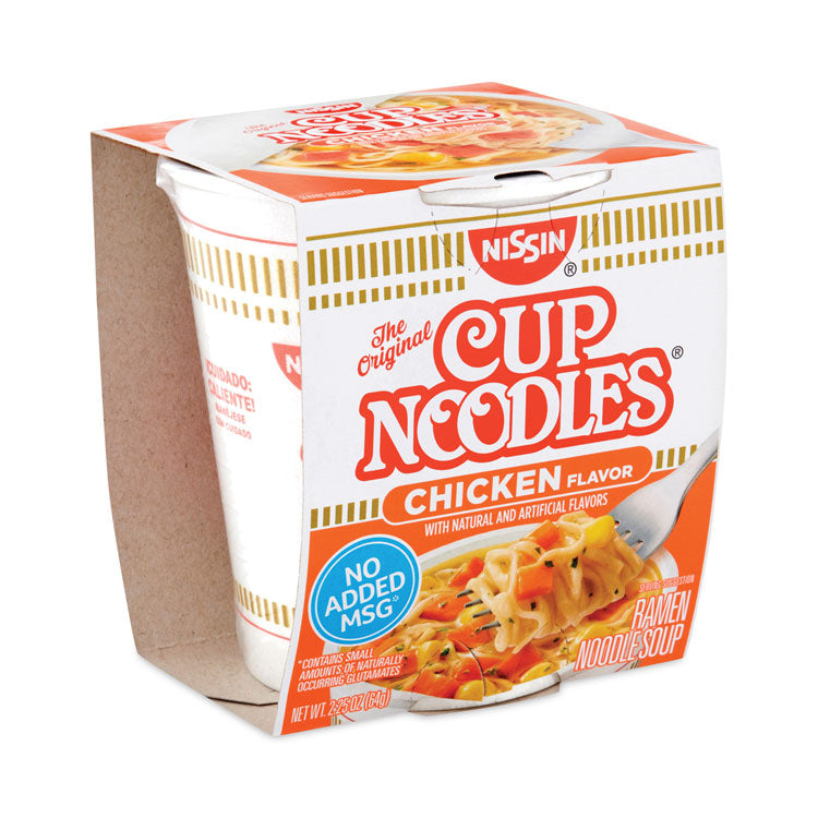 Nissin® Cup Noodles, Chicken, 2.25 oz Cup, 24 Cups/Carton, Ships in 1-3 Business Days (GRR22000498) Each