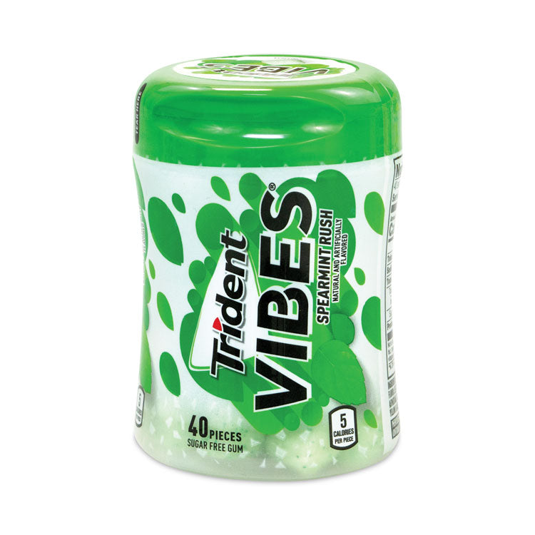 Trident® Vibes Spearmint Rush Sugar-Free Gum, 40 Pieces/Cup, 6 Cups/Carton, Ships in 1-3 Business Days (GRR30400082)