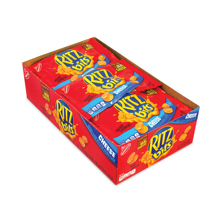 Nabisco® Ritz Bits Cheese Sandwich Crackers, 1 oz Pouch, 48 Pouches/Carton, Ships in 1-3 Business Days (GRR30400071) Each