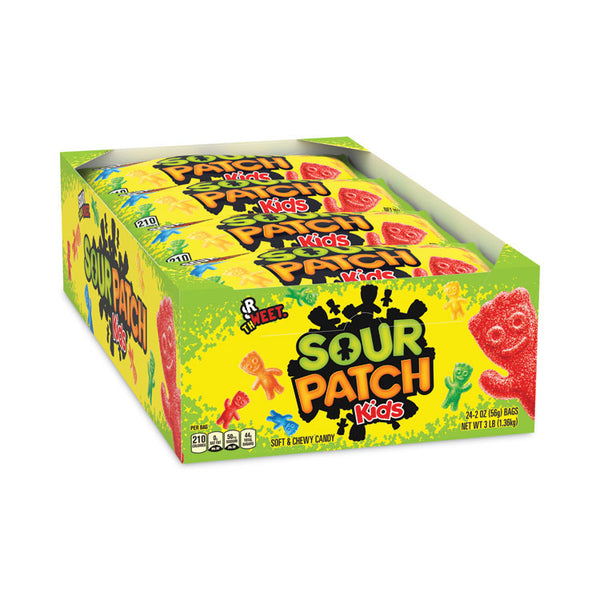 Sour Patch Kids® Chewy Candy, Assorted, 2 oz  Bags, 24/Pack, Ships in 1-3 Business Days (GRR30400006) Each