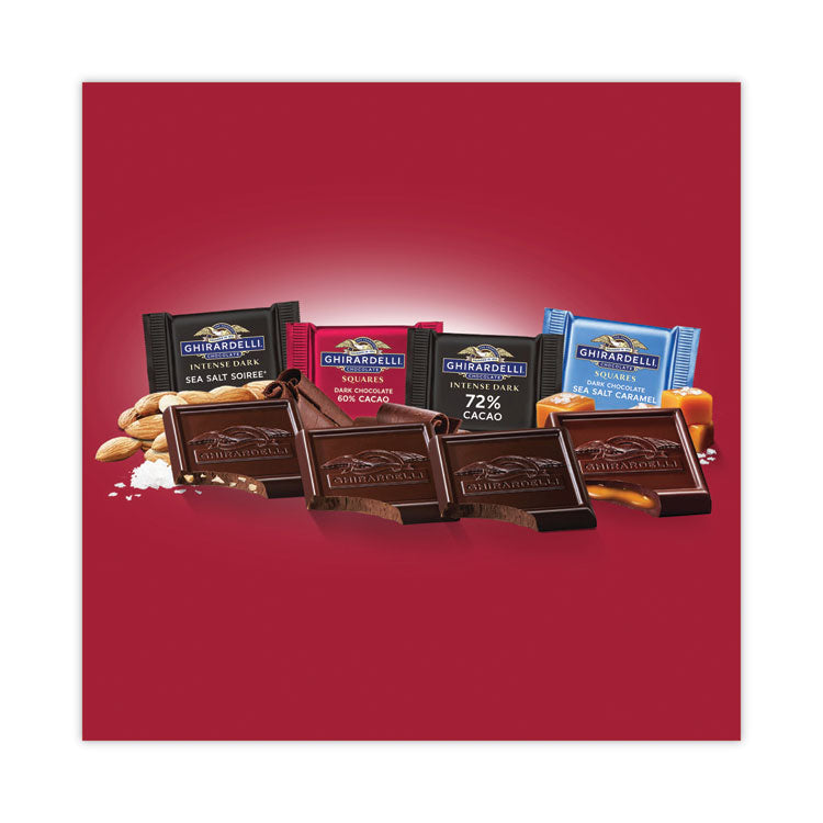 Ghirardelli® Squares Premium Dark Chocolate Assortment, 14.86 oz Bag, Ships in 1-3 Business Days (GRR30001037)