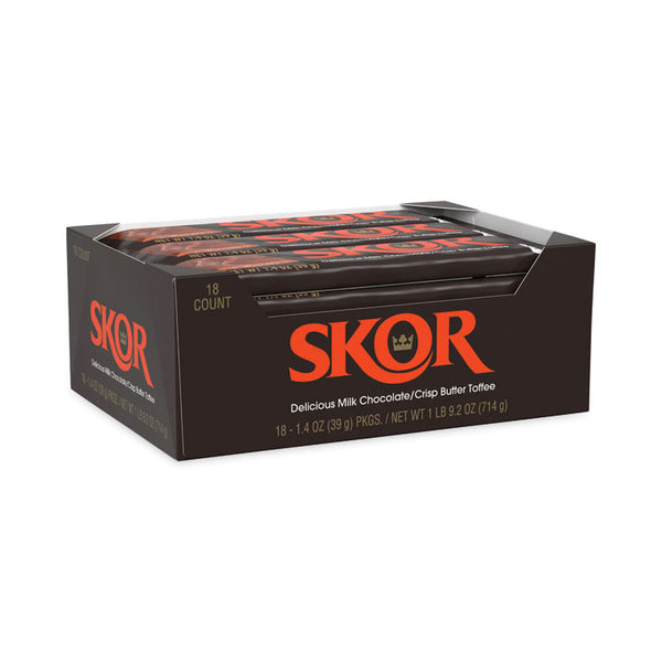 SKOR Candy Bar, 1.4 oz Bar, 18/Carton, Ships in 1-3 Business Days (GRR20902450) Each