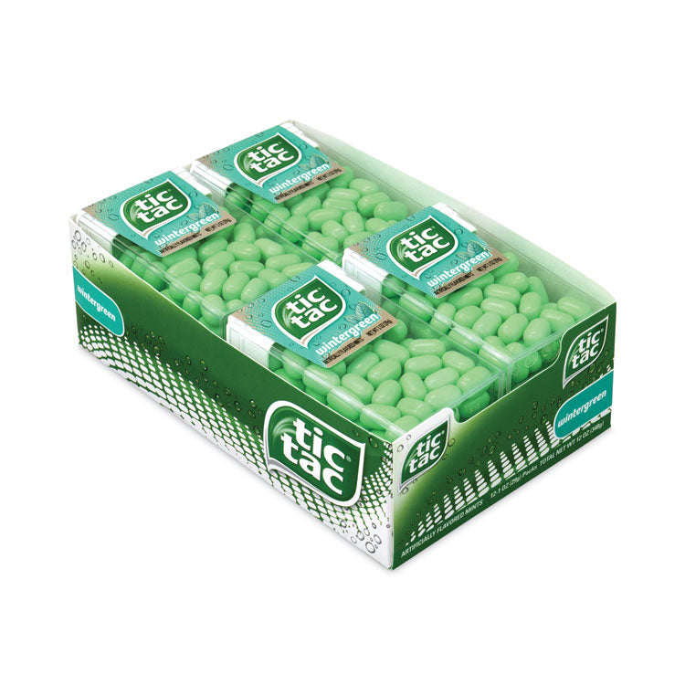 Tic Tac® Breath Mints, Wintergreen, 1 oz Bottle, 12 Bottles/Carton, Ships in 1-3 Business Days (GRR24100012) Each