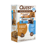 Quest® Protein Bar Value Pack, Chocolate Chip Cookie Dough, Cookies and Cream, 2.12 oz Bar, 14/Carton, Ships in 1-3 Business Days (GRR22000966) Each