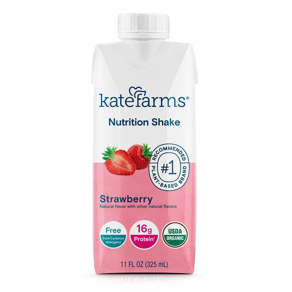 Kate Farms Nutrition Shake Oral Supplement Strawberry Flavor Liquid 11 oz. Carton (1249935_CS) 12/CS