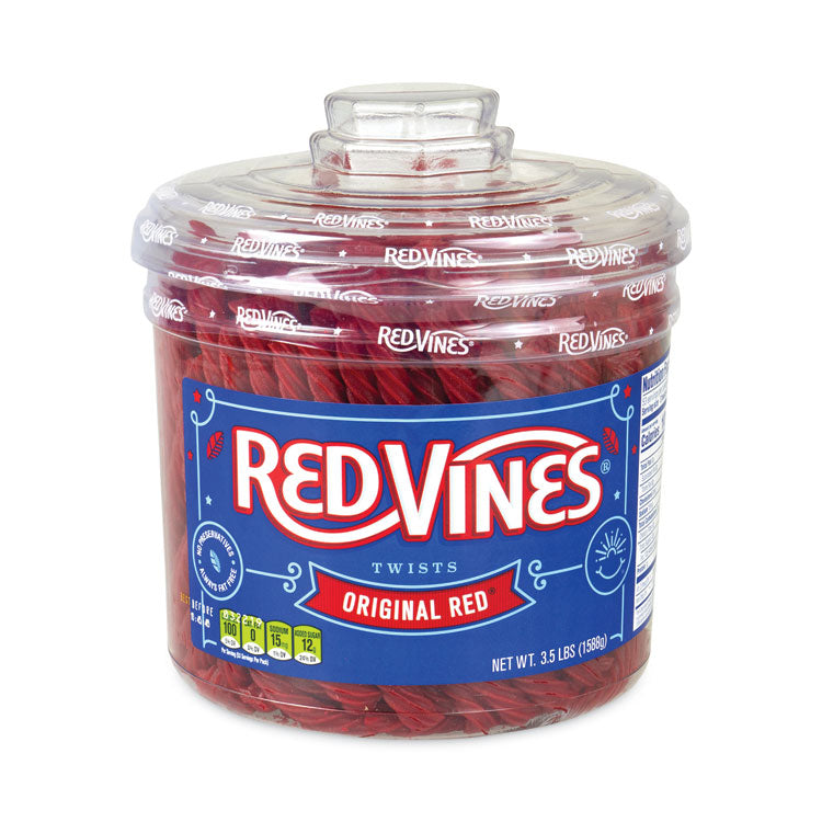 Red Vines® Original Red Twists, 3.5 lb Tub, Ships in 1-3 Business Days (GRR20906016) Each