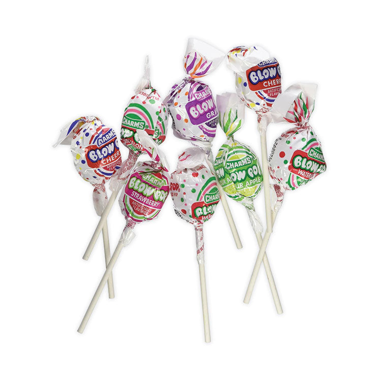 Charms® Blow Pops, Assorted Flavors, 0.64 oz, 100/Carton, Ships in 1-3 Business Days (GRR20900016) Each