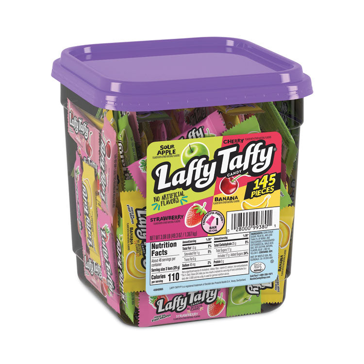 Nestlé® Laffy Taffy, Assorted Flavors, 3.08 lb Tub, 145 Wrapped Pieces/Tub, Ships in 1-3 Business Days (GRR20900119) Each