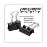 Universal® Binder Clip Zip-Seal Bag Value Pack, Mini, Black/Silver, 144/Pack (UNV10199VP) Pack of 144