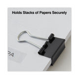 Universal® Binder Clip Zip-Seal Bag Value Pack, Mini, Black/Silver, 144/Pack (UNV10199VP) Pack of 144