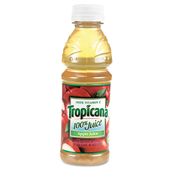 Tropicana® 100% Juice, Apple, 10oz Bottle, 24/Carton (QKR57178)