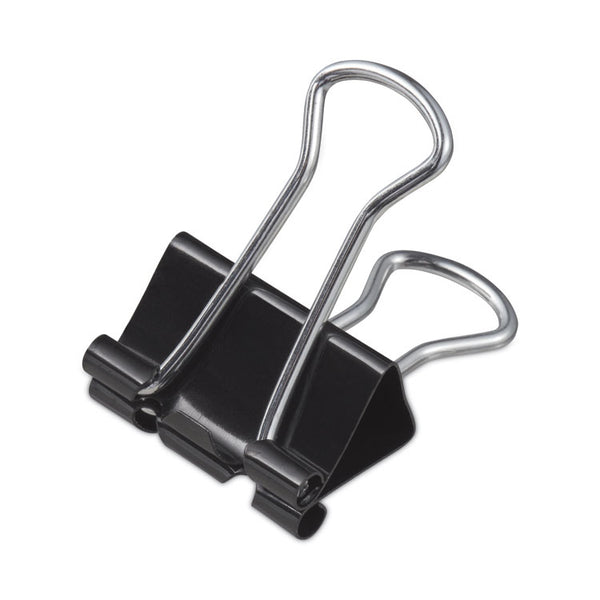 Universal® Binder Clip Zip-Seal Bag Value Pack, Small, Black/Silver, 144/Pack (UNV10200VP)