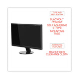Innovera® Blackout Privacy Filter for 20" Widescreen Flat Panel Monitor, 16:9 Aspect Ratio (IVRBLF20W9) Each