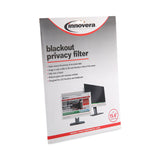 Innovera® Blackout Privacy Filter for 15.6" Widescreen Laptop, 16:9 Aspect Ratio (IVRBLF156W) Each