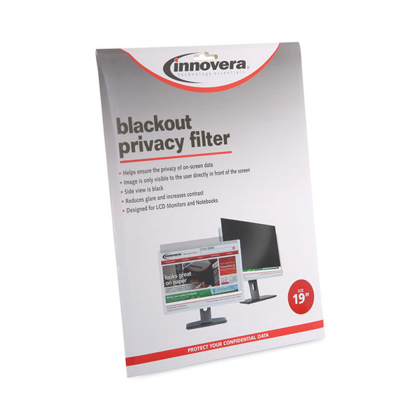 Innovera® Blackout Privacy Filter for 19" Flat Panel Monitor (IVRBLF190)