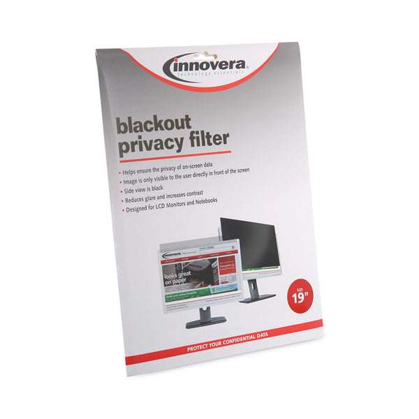 Innovera® Blackout Privacy Filter for 19" Flat Panel Monitor (IVRBLF190) Each