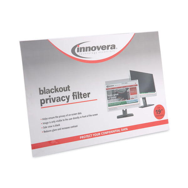 Innovera® Blackout Privacy Filter for 19" Widescreen Flat Panel Monitor, 16:10 Aspect Ratio (IVRBLF190W)