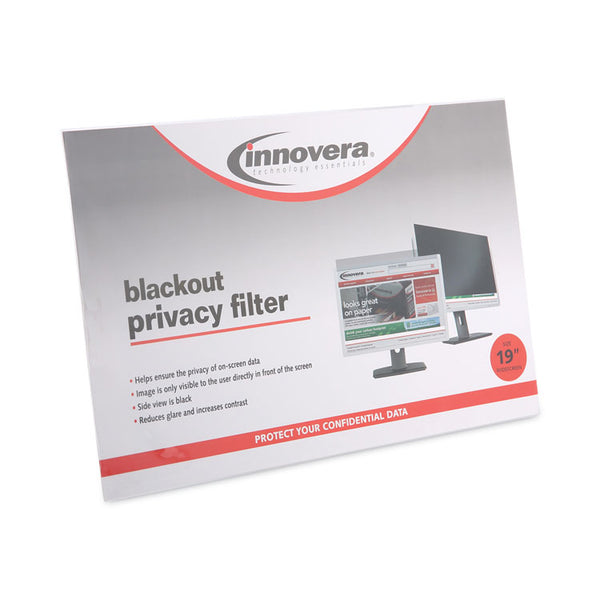 Innovera® Blackout Privacy Filter for 19" Widescreen Flat Panel Monitor, 16:10 Aspect Ratio (IVRBLF190W) Each