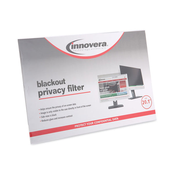 Innovera® Blackout Privacy Monitor Filter for 20.1" Flat Panel Monitor (IVRBLF201)