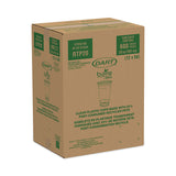 Dart® Bare Eco-Forward RPET Cold Cups 20 oz, Leaf Design, Clear, 50/Pack, 12 Packs/Carton (DCCRTP20BARE)