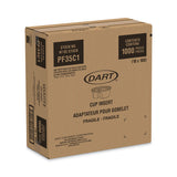 Dart® Single Compartment Cup Insert, 3.5 oz, Clear, 1,000/Carton (DCCPF35C1)