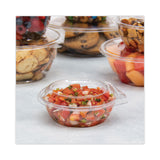 Dart® Tamper-Resistant, Tamper-Evident Bowls with Dome Lid, 8 oz, 5.5" Diameter x 2.1"h, Clear, Plastic, 240/Carton (DCCCTR8BD) Case of 240