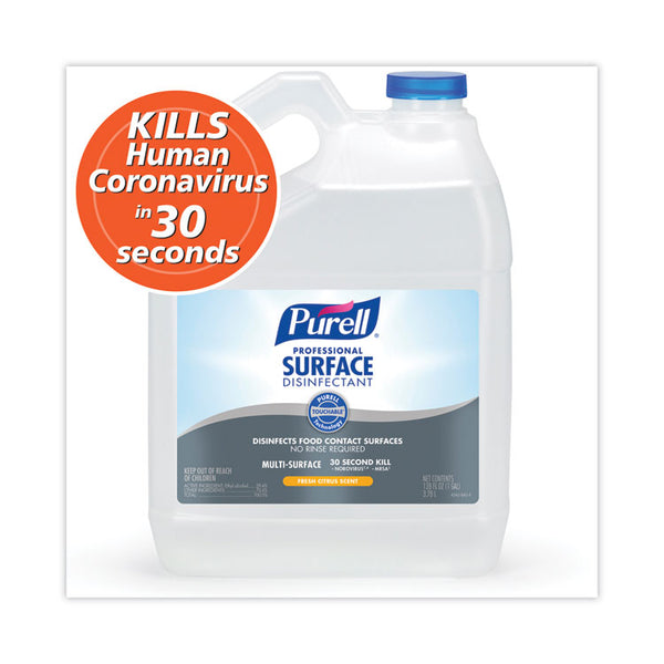 PURELL® Professional Surface Disinfectant, Fresh Citrus, 1 gal Bottle (GOJ434204EA)