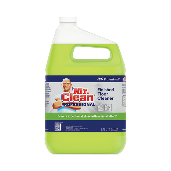 Mr. Clean® Finished Floor Cleaner, Lemon Scent, 1 gal Bottle, 3/Carton (PGC02621CT)