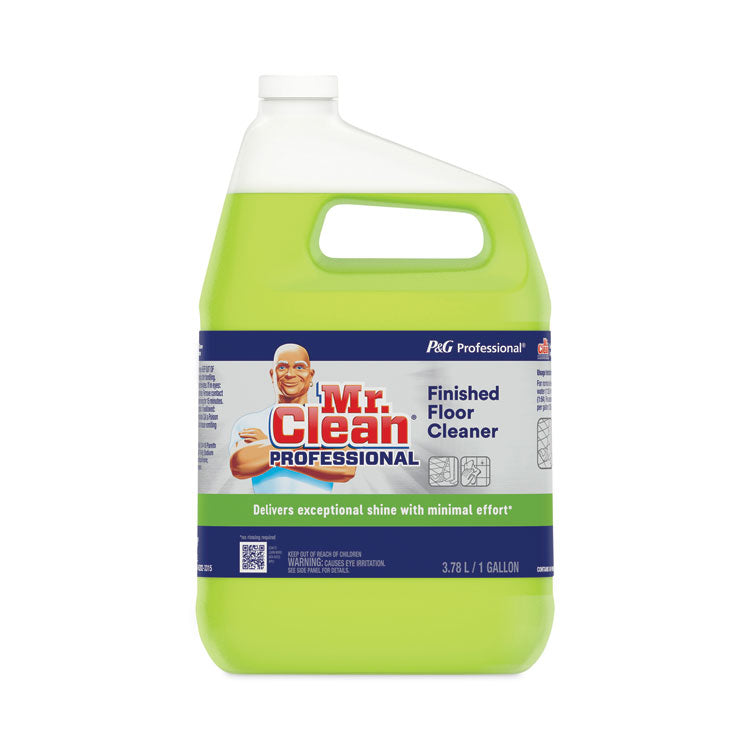 Mr. Clean® Finished Floor Cleaner, Lemon Scent, 1 gal Bottle, 3/Carton (PGC02621CT) Case of 3