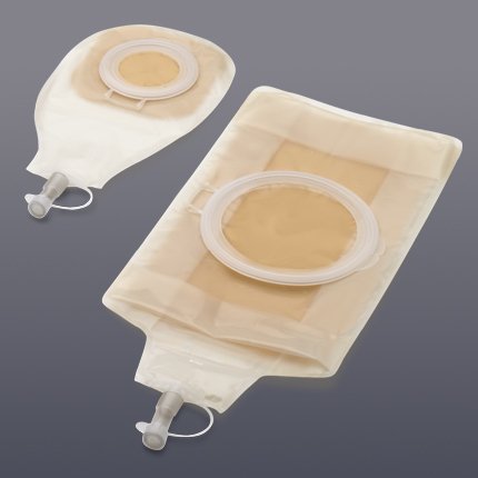 Hollister Wound Drainage Pouch Without Tubing 12 Inch Length 2000 mL NonSterile FlexWear Skin Flat Barrier (224186_BX) 3/BX