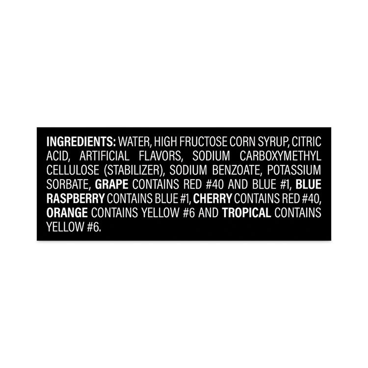 Kisko® Giant Tropical Freezies Ice Pops, 5.5 oz Tube, Fruit Punch, Guava, Mango, Pineapple, 50/Carton, Ships in 1-3 Business Days (GRR20900478)