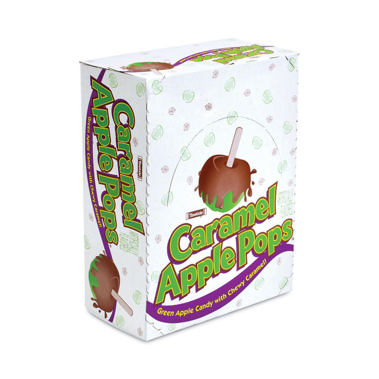 Tootsie Roll® Caramel Apple Pops, 0.63 oz, 48/Carton, Ships in 1-3 Business Days (GRR20900083) Each