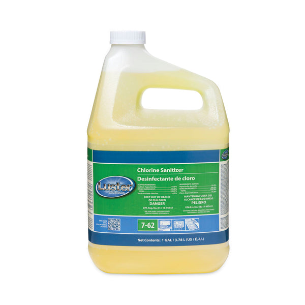 Luster Professional Liquid Chlorine Sanitizer, Chlorine Scent, 1 gal Bottle, 2/Carton (PPL45916) Case of 2