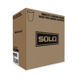 SOLO® Single-Sided Poly Paper Hot Cups, 12 oz, White, 50/Bag, 20 Bags/Carton (SCC412WN) Case of 1000