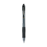 Pilot® G2 Premium Gel Pen, Retractable, Fine 0.7 mm, Black Ink, Smoke/Black Barrel, 2/Pack (PIL31031)