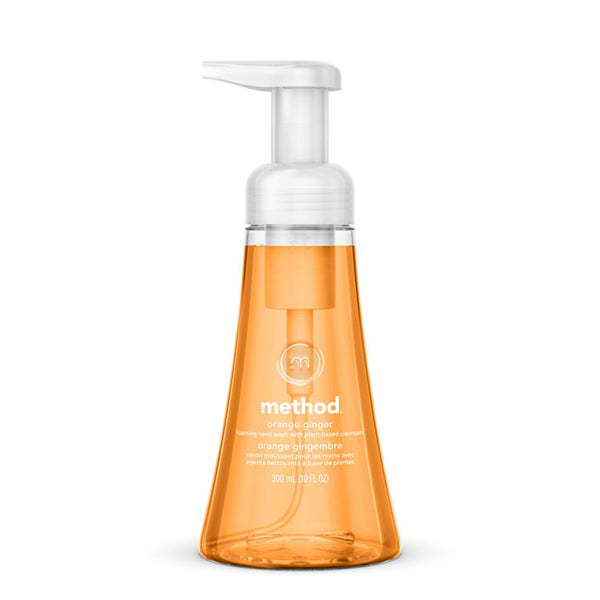 Method® Foaming Hand Wash, Orange Ginger, 10 oz Pump Bottle (MTH01474EA) Each