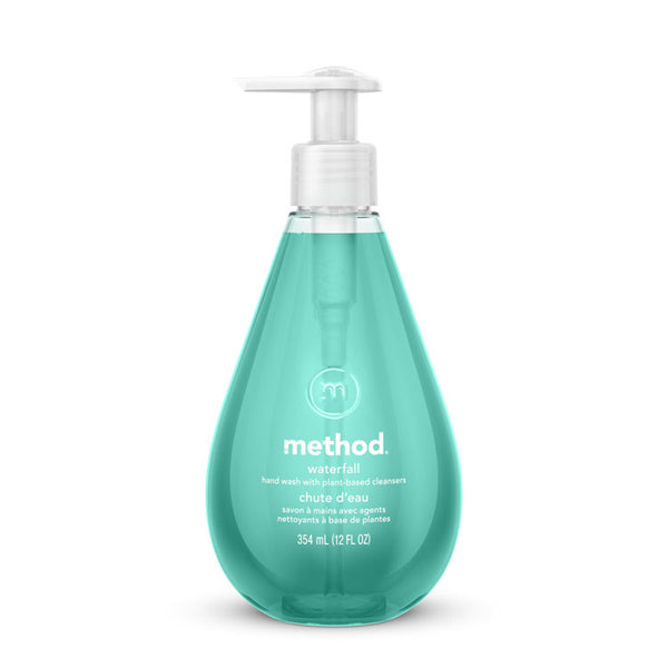 Method® Gel Hand Wash, Waterfall, 12 oz Pump Bottle, 6/Carton (MTH00379CT) Case of 6