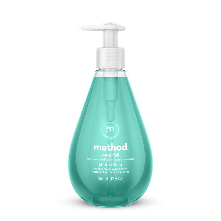 Method® Gel Hand Wash, Waterfall, 12 oz Pump Bottle, 6/Carton (MTH00379CT) Case of 6