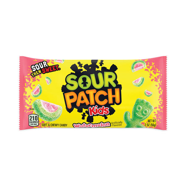 Sour Patch Kids® Chewy Candy, Watermelon, 2 oz Bags, 24/Carton, Ships in 1-3 Business Days (GRR30400004) Each