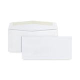 Quality Park™ Business Envelope, #10, Commercial Flap, Diagonal Seam, Gummed Closure, 24 lb Bond Weight Paper, 4.13 x 9.5, White, 1,000/Box (QUA90020B) Box of 1000