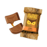 Awake Caffeinated Caramel Chocolate Bites, 0.58 oz Bars, 50 Bars/Carton, Ships in 1-3 Business Days (GRR30700315) Each