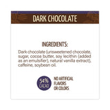 Awake Caffeinated Dark Chocolate Bites, 0.47 oz Bars, 50 Bars/Carton, Ships in 1-3 Business Days (GRR30700314) Each