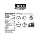 That’s it.® Nutrition Bar, Gluten Free Apple and Coconut Fruit, 1.2 oz Bar, 12/Carton, Ships in 1-3 Business Days (GRR30700256)