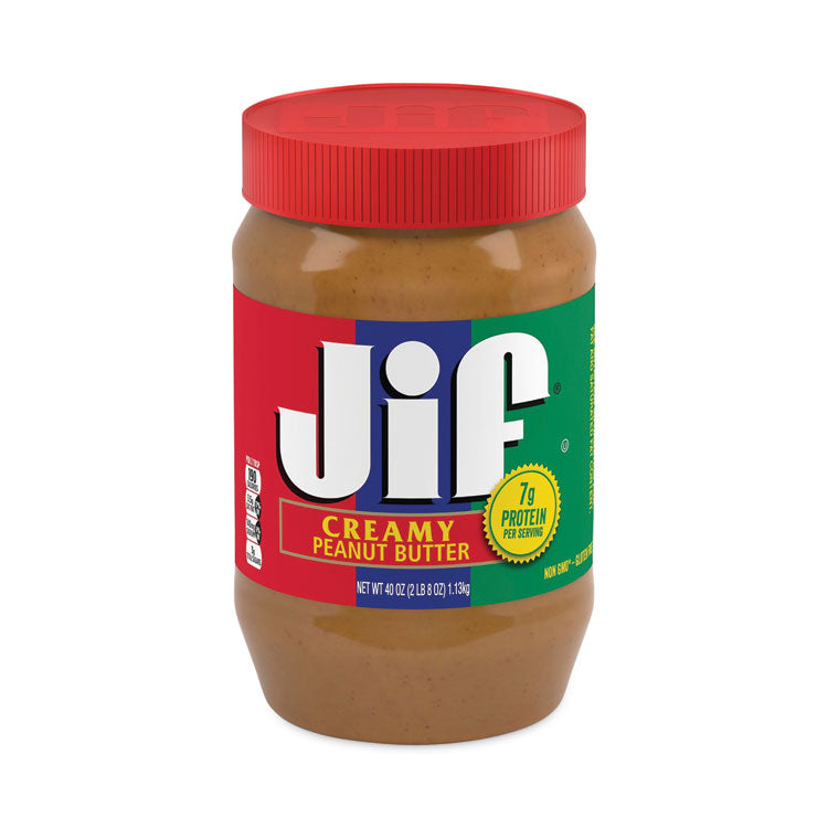 Jif® Creamy Peanut Butter, 40 oz Jar, 2/Pack, Ships in 1-3 Business Days (GRR30700227) Each