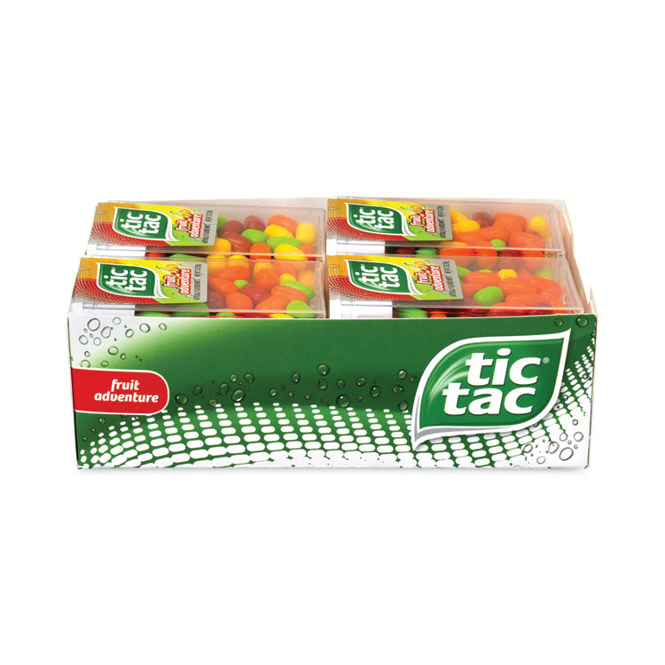 Tic Tac® Fruit Adventure Mints, 1 oz Flip-Top Dispenser, 12/Carton, Ships in 1-3 Business Days (GRR24100014) Each